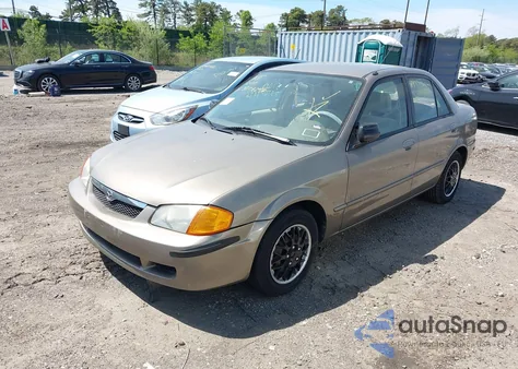 1999 Mazda Protege Dx/Lx из США, поврежденный, VIN JM1BJ2221X0117175